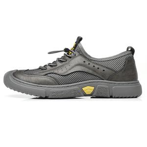 Мужские кроссовки для повседневной носки, средний верх Egchi, серый