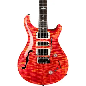 Электрогитара PRS Private Stock Special Semi-Hollow с покрытием Raspberry Lemon Stripe