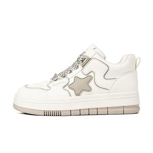 DAPHNE Женские устойчивые к истиранию высокие скейтерские кеды Khaki, цвет Khaki