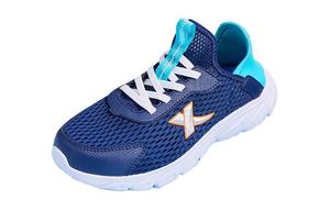 XTEP Детские кроссовки с низким верхом, дышащие, противоскользящие, темно-синие, белые, для подростков