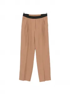 Брюки плиссированные Loulou De Saison, коричневый
