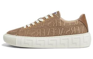VERSACE Greca 'Allover Logo - Brown'