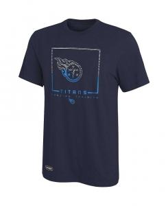 Мужская темно-синяя футболка-клатч Tennessee Titans Joint Authentic Outerstuff, синий