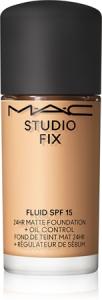 Матирующий праймер spf 15 MAC Cosmetics Mini Studio Fix Fluid SPF 15 24HR Matte Foundation + Oil Control, NC25 15 ml