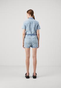 Комбинезон PUFF SLEEVE ROMPER GAP, светло-голубой деним