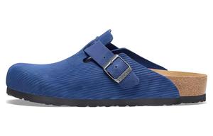 Birkenstock Сандалии Boston Suede Embossed 'Indigo Blue'
