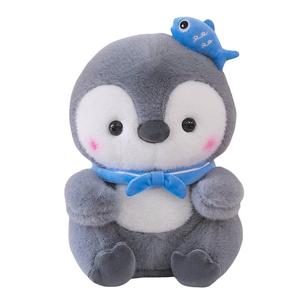 Милый мягкий и очаровательный плюшевый спутник пингвин радости плюшевая кукла 25см/35см/45см/65см высота Fox fairy