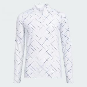 Поло Adidas Performance Long Sleeve Printed Polo Shirt Kids, белый