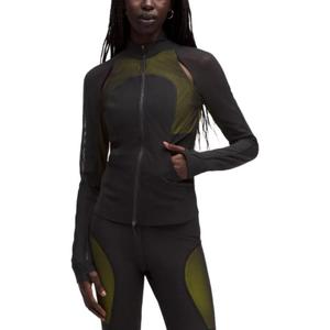 Lululemon SLNSH SS25 Куртка Женская Black/Marble Yellow/BLK/YLSR