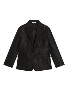 Жаккардовый пиджак Dolce & Gabbana Kids, черный