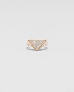 Prada Кольцо Eternal Gold из желтого золота с бриллиантами