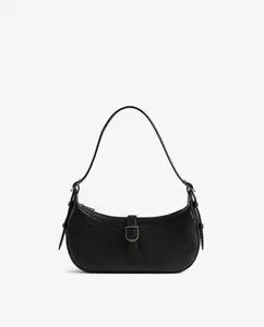 Кожаная сумка Moonrise Zadig & Voltaire, черный