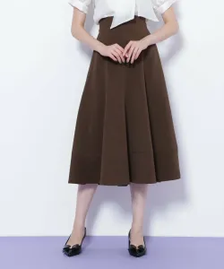 Юбка-клеш с прошитыми краями Jill By Jill Stuart, цвет Brown