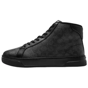 Кроссовки Signature High-Top Skateboard Men's Black COACH