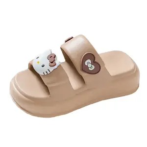 Женские тапочки-шлепанцы Sanrio, Pochacco-Black в цвете кофе/белый/фиолетовый/черный/розовый