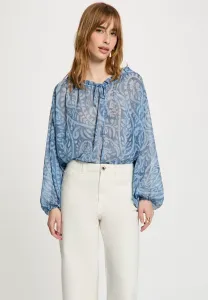 Блузка с пышными рукавами Morgan, Light Blue