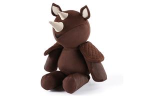 Spirit Warrior, плюшевая кукла Rhinoceros Dolls My Only Friend, темно-коричневый