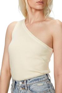 Declan Топ с одним плечом в цвете масла Lanston, Butter