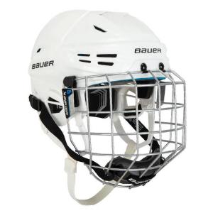 BAUER Новый хоккейный шлем RE-AKT 55, защитная экипировка для детей и взрослых, белый, размер L