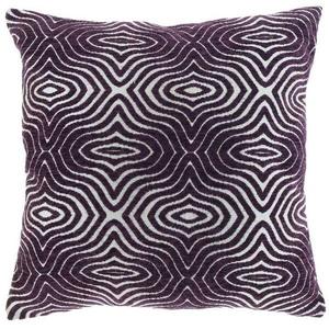 Декоративная подушка Unique Living Sirna, 45x9x45 см, фиолетовый