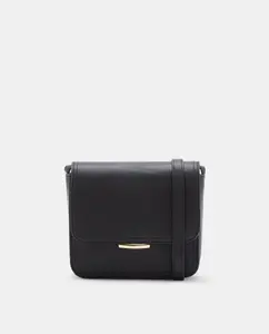 Сумка-кроссбоди с клапаном и застежкой Latouche, черный