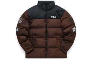 Пуховик мужской Rainy Goose коричневый Fila Fusion