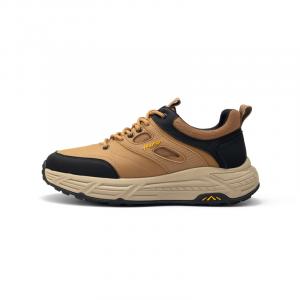 HARSON Амортизирующие износостойкие низкие повседневные кроссовки мужские желтые, цвет Yellow