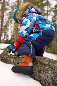 Детские зимние ботинки Konkari Reima, коричневый