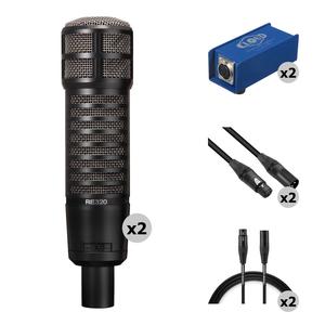 Динамический микрофон Electro-Voice RE320 Two-Person Dynamic Microphone Recording Kit