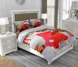 Постельное белье 200х220 см + 2х70х80 см, 3-х предметное, 100% хлопок, сатин, молния, разноцветное - | So.8005 SOVIO