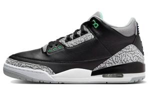 Jordan Air Jordan 3 винтажные баскетбольные кроссовки мужские, Black/Green