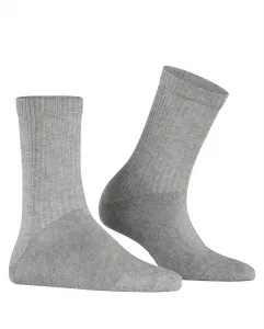 Женские ребристые носки Burlington, серый