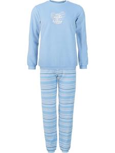 Erwin Müller Пижама из махровой ткани светло-голубого цвета