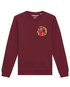 Свитер Watapparel Sweatshirt Seemann, бордовый