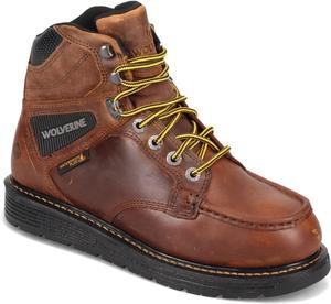 Мужские ботинки Wolverine Hellcat UltraSpring 6 Moc-Toe на танкетке, Tobacco