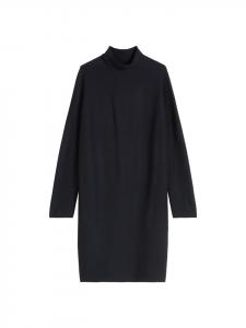 Marc O'Polo Свободное бесшовное трикотажное платье глубокого темно-синего цвета