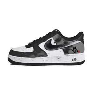 Nike Кроссовки Air Force 1 Coverage с низким верхом, устойчивые к истиранию, для скейтбординга, унисекс, черные, белые