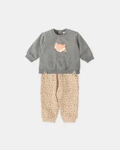 Детский комплект из двух частей Tutto Piccolo, темно-серый