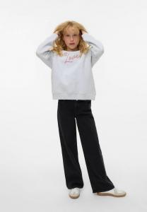 Толстовка VERO MODA Girl VMTINA , Light Grey Melange/Light Grey