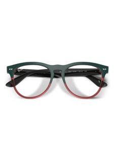 Очки в круглой оправе Ray-Ban, зеленый