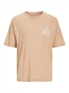 Футболка Энтони коричневого цвета Jack & Jones