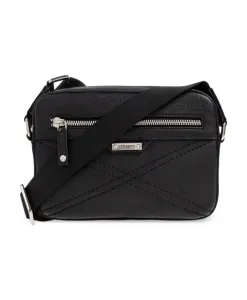 Кожаная сумка через плечо Iceberg, черный