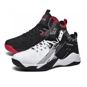 Баскетбольные кроссовки с высоким берцем, противоскользящие и износостойкие, унисекс MUSNODO, Black