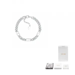 Браслеты мужские DIOR, серебряный
