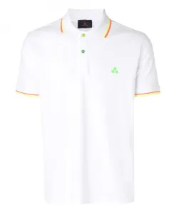 Белые футболки-поло с коротким рукавом Peuterey, белый