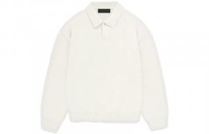 Вязать поло Fear Of God Essentials, цвет Cloud Dancer