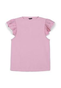 Футболка с принтом COSTINA VOLANT Calliope, фуксия