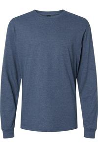 Футболка с длинным рукавом Gildan Softstyle CVC, цвет navy mist