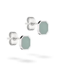 LIEBESKIND BERLIN Серьги The Color Epoxy сине-серого цвета