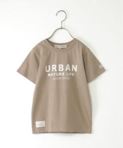 Футболка с флокированным принтом URBAN NATURE LIFE (размеры 120-160 см) Ikka, цвет Beige